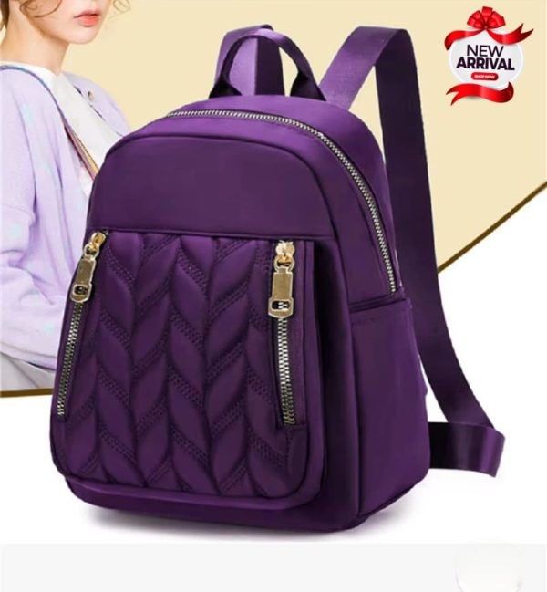 Imported Texture-Printed Parachute Backpack